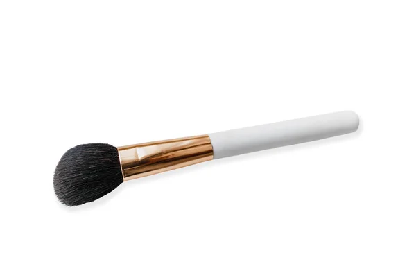 Make-up Pinsel Puder Blusher isoliert auf weißem Hintergrund — Stockfoto