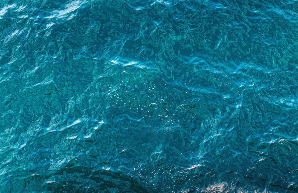 Turchese oceano acqua onde fondo — Foto Stock
