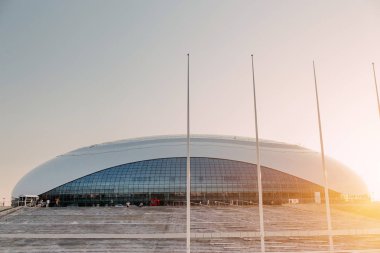 25 Temmuz 2016 Adler, Sochi, Rusya Federasyonu: Olympic Park Soçi'içinde hokey Stadyumu