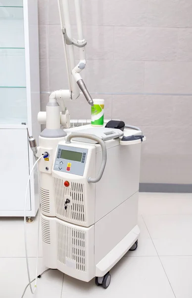 Professional universal laser medical system device in clinic interior