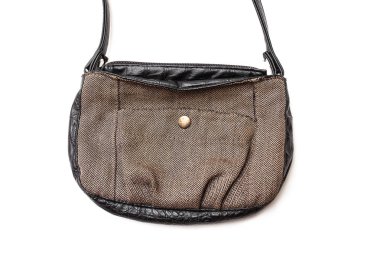 Küçük bayanlar çanta, kozmetik çantası izole