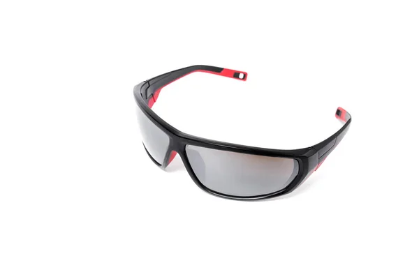 Lunettes de soleil sport d'escalade avec un haut degré de protection UV isolées — Photo