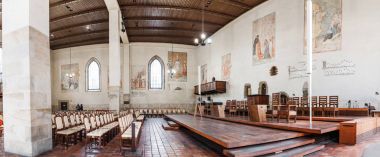 Prague, Çek Cumhuriyeti - 18 Mart, 2017: Bethlehem Şapel Prag tarihi mirası özel bir yer kaplayan ve Jan Hus reformcu faaliyetleri ile ilişkilidir