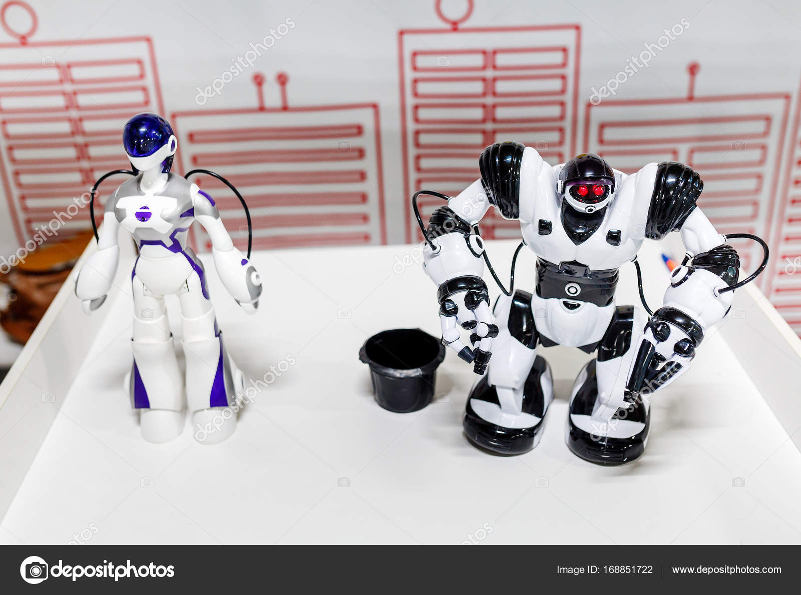 white transformer toy