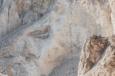 Tebeşir açık çukur ya da maden doğal arka plan