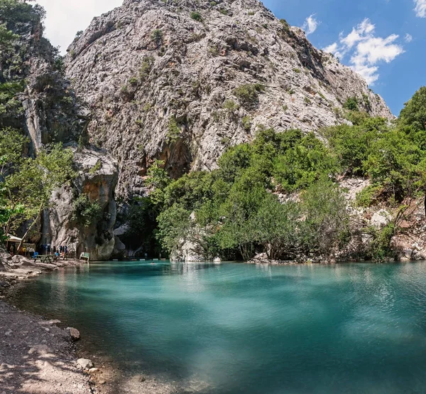 stock image Panoramic view over Goynuk Canyon national nature park in Turkey