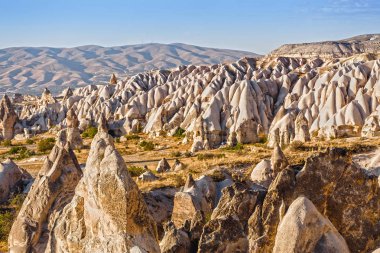 Türkiye ' de famo Kapadokya'nın muhteşem panoramik manzara görünümü