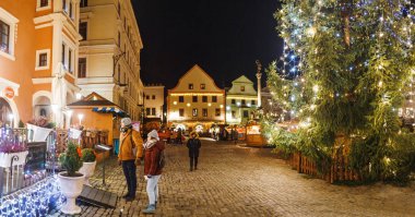 Aralık 2017, Prague, Çek Cumhuriyeti: Noel pazarı fuarında 