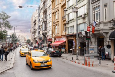 Eylül 2017, Istanbul, Türkiye: Istanbul Street trafik