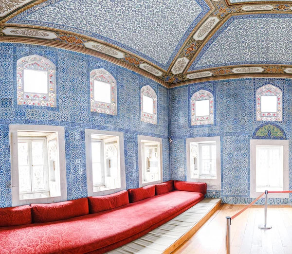 Eylül 2017, Türkiye, Istanbul: İç biri olan Topkapı Sarayı'nın odaları