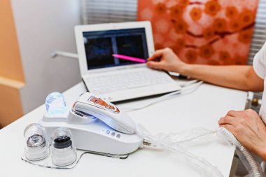 Modern optik tanı ekipman Dermatoloji ve trichology Kliniği