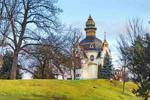 Павильон Ханавского в парке Летна в Праге, Чехия — стоковое фото