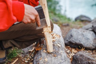 marangoz ahşap bar açık havada pembe