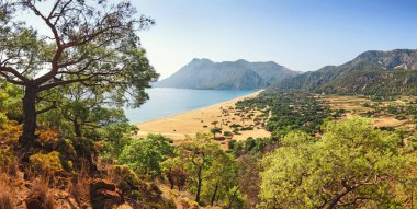 Akdeniz ve beach paradise panorama