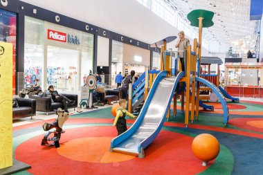 21 Şubat 2018, Mega Alışveriş Merkezi, Ufa, Rusya Federasyonu: Çocuk Bahçesi city alışveriş merkezi