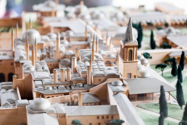 29 Eylül 2017, Istanbul, Türkiye: ahşap Model Topkapı Sarayı