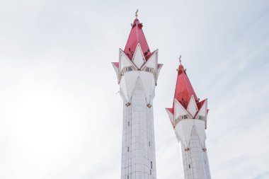 21 Nisan 2018, Ufa, Rusya Federasyonu: iki minare sıradışı mimarisi