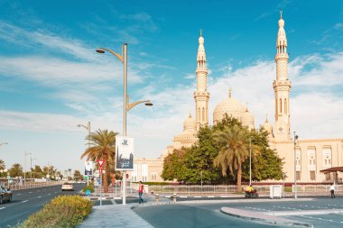 25 Kasım 2019, Dubai, Birleşik Arap Emirlikleri: Dubai 'deki Jumeirah camii mimarisi. Aynı zamanda kültürel anlayış için bir eğitim merkezidir. Müslüman dini kavramı