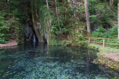 Berrak suları dere, şelaleler.