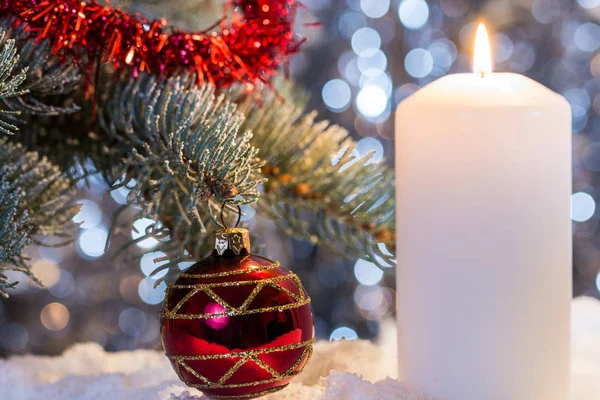 Adornos y decoraciones navideñas. —  Fotos de Stock