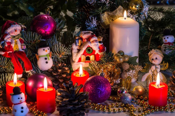 Adornos de Navidad, decoraciones . —  Fotos de Stock