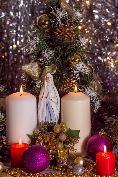 Adornos de Navidad, decoraciones . —  Fotos de Stock