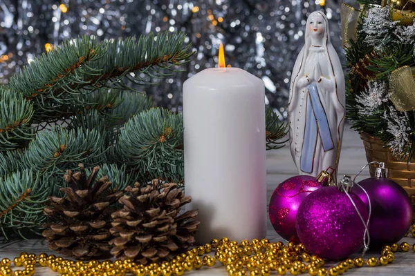Christmas ornaments, decorations. — Stock Photo, Image