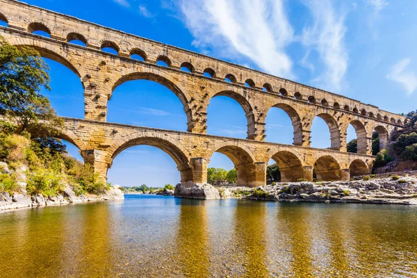 Pont du Gard Fotos de stock libres de derechos