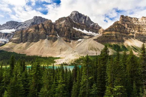 The Rocky Mountains. Crowfoot Glacier & Crowfoot MountainBanff National Park, Alberta, Canada