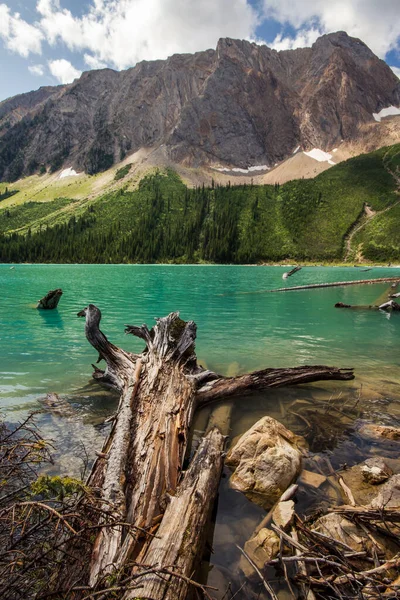 Rocky Mountains Lower Sherbrook Lake Yoho National Park British Columbia — Stock Photo, Image