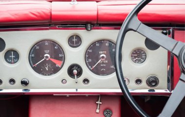 Vintage otomatik kontrol paneli