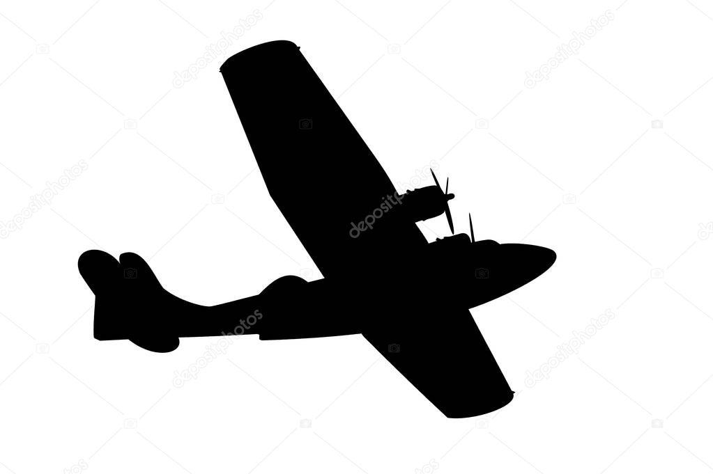flying boat silhouette