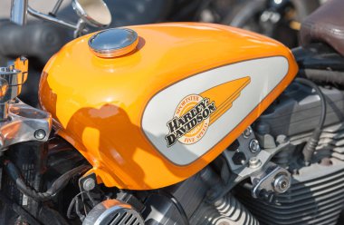Harley Davidson benzin deposu