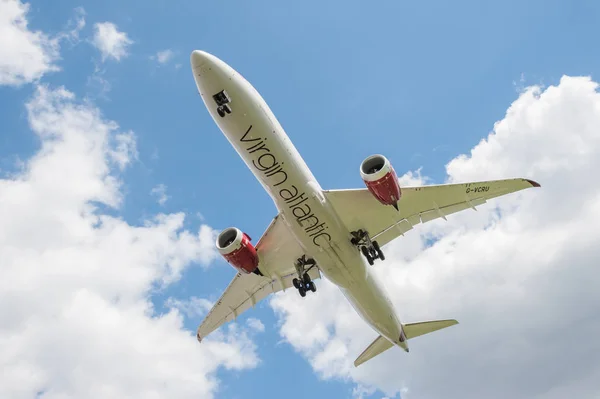 Boeing 787 Dreamliner de Virgin Atlantic — Foto de Stock