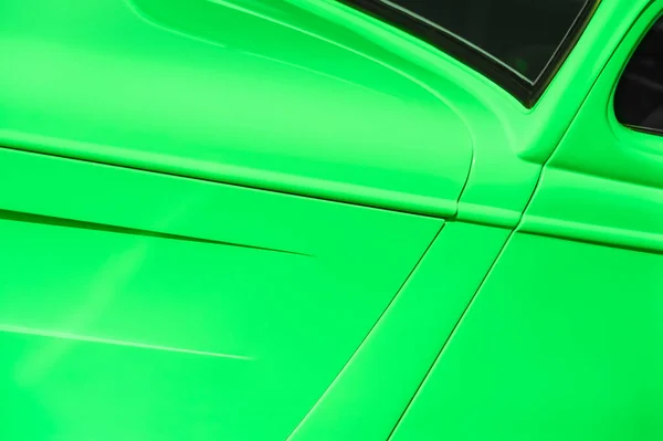 Vivid Emerald Green Vehicle Panel Abstract Background — Stock Photo, Image