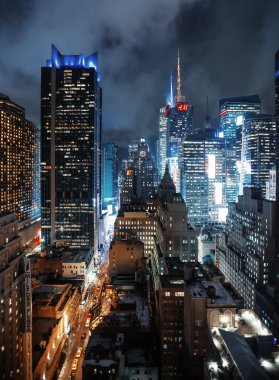 Manhattan sokaklarında geceleri