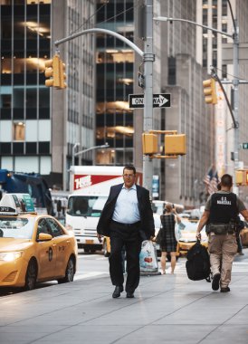 Manhattan sokak sahnesi