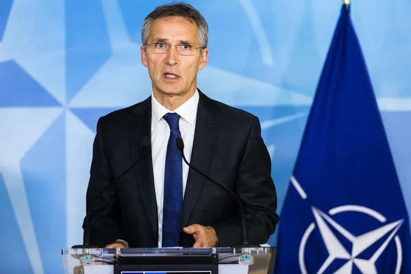 Natos generalsekreterare Jens Stoltenberg — Stockfoto
