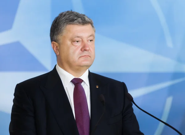 Ordförande i Ukraina petro poroshenko — Stockfoto