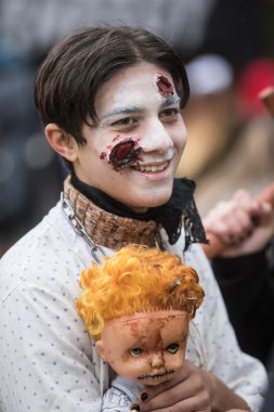 Zombi geçit Kiev, sokaklarında