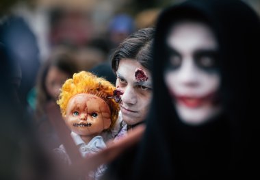 Zombi geçit Kiev, sokaklarında