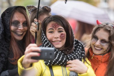 Zombi geçit Kiev, sokaklarında