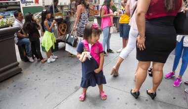 Manhattan sokak sahnesi