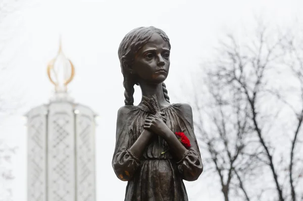 Commemoration of victims of famine-genocide of 1923-1933 years i — Stock Photo, Image