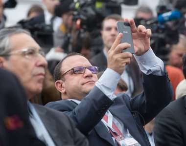 Chornobyl nükleer enerji santrali resmi konukları