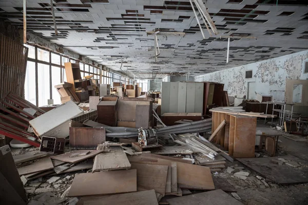 Чорнобильська зона відчуження — стокове фото