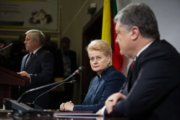 Deuxième forum économique ukraino-lituanien à Kiev — Photo