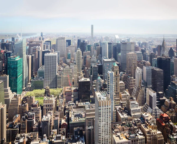 Midtown Manhattan birds eye view — Stock Photo, Image