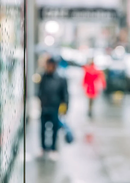 Blurred scene of urban life — Stock Photo, Image