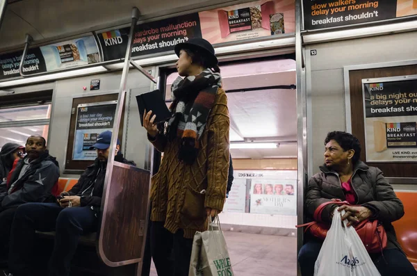 New York City U-Bahn — Stockfoto